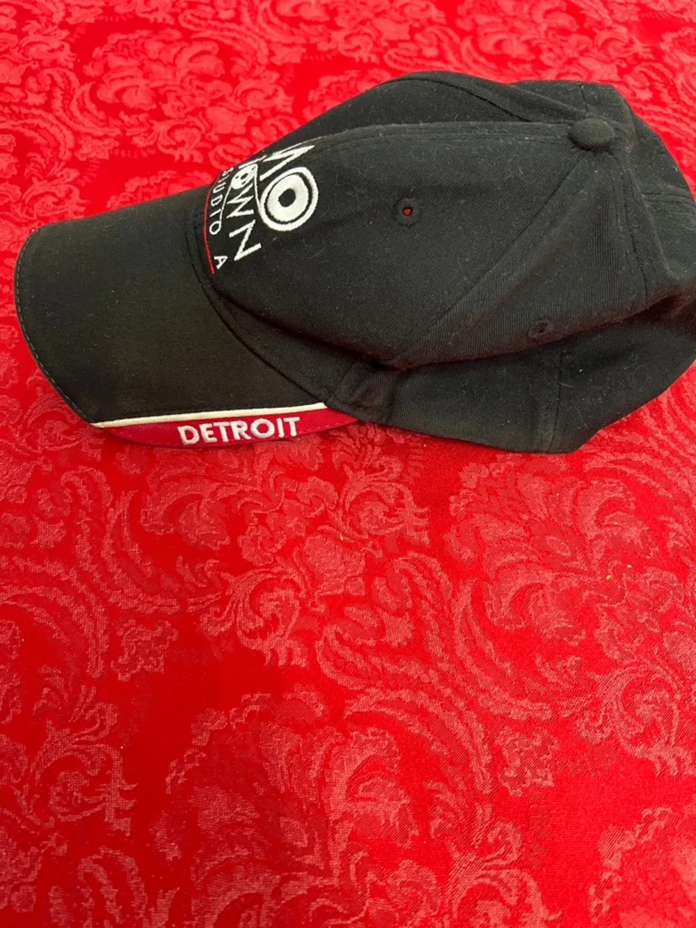 Motown Studio A Black Baseball Cap Adjustable Strap Music Museum Hat